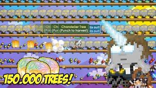 HARVESTING 150K CHANDELIER TREES ON HARVEST FESTIVAL  Growtopia