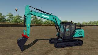 LIVE MODDING  KOBELCO SK210 Final Episode  FARMING SIMULATOR 22 MODS