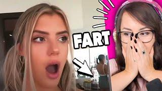 The Most Embarrassing Video  Girls Cant Stop Farting Compilation - REACTION 