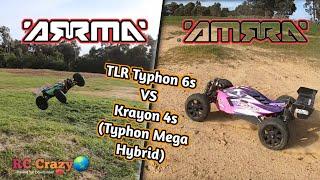 TLR Typhon VS Typhon Hybrid #arrma #arrmatough
