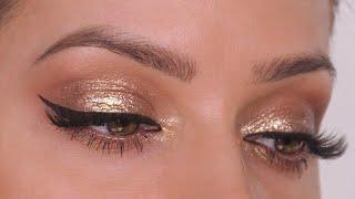 EASY Gold Eyeshadow Tutorial Using 1 Shadow Stick  - Shonagh Scott