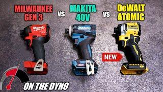 DeWalts All New DCF850 Tiny Impact Driver Dynod vs Milwaukee & Makita XGT