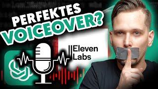 ANLEITUNG PERFEKTES VoiceoverStimme mit K.I erstellen - ELEVENLABS DEUTSCH