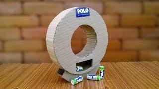 How to make  Polo Dispenser machine from cardboard - candy vending machine