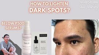 HOW TO LIGHTEN DARK SPOTS? GRATITUDE BAR BRIGHT DROPS AND  SAGE & TERA  HALO COMPLEXION SERUM