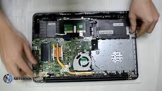 ASUS X558U - Disassembly and cleaning