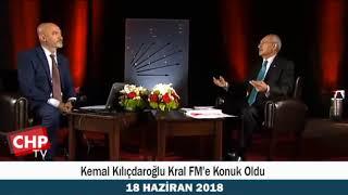 Kemal Kılıçdaroğlu Kral FMe Konuk Oldu  18062018