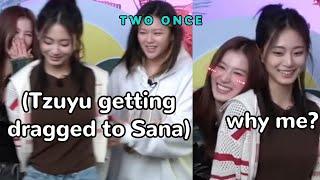 Sana being so *clingy* that members couldnt handle her anymore 