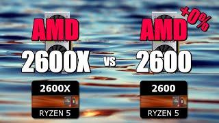 2600X vs 2600 - 2060S. CSGO Fortnite PUBG GTAV Overwatch.