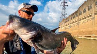 Last Minute Fishing Trip To The Dam Turns Into Wide Open Catfish Action