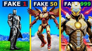 Fake IRONMAN vs Real IRONMAN in GTA 5