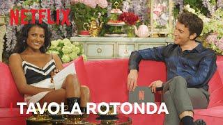 BRIDGERTON tavola rotonda con i protagonisti della stagione 2  TUDUM  Netflix Italia