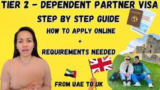 Step-by-step Guide To Applying For Uk Tier 2 Dependent Partner Visa Online Requirements & Process