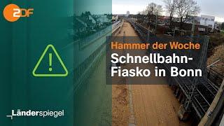 Hammer der Woche - Schnellbahn-Fiasko in Bonn  Hammer der Woche vom 14.01.23  ZDF