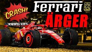 Ferrari STUNK Leclerc SAUER auf Sainz  Quali PROTEST abgeschmettert