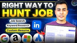 Not Getting Interview Calls ? Watch this  Right Way to Hunt Jobs  Full Roadmap