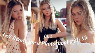 Get Ready With Me PHOTOSHOOTPt.2 Hair Routine+Style  TheAngelPoli