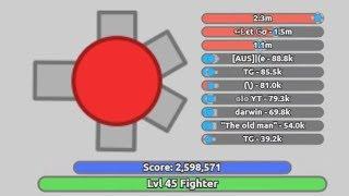 Diep.io  Triple 1m 2.6 Million Score 7 Hour Survival Time Fighter 2TDM