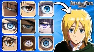 Attack On Titan Eyes Quiz  Guess The Attack On Titan character From His Eyes  Anime Eye Quiz