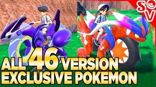 Should You Buy Pokemon Scarlet OR Violet? all 46 CONFIRMED Version Exclusive Pokemon