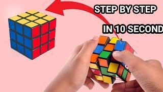 how to solve 3x3 puzzle cuberubiks cube puzzle tutorialeasy Method 