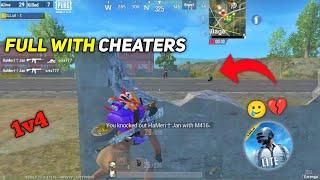 PUBGLITE  IS FULL WITH CHEATERS NOW  1v4 FULL GAMEPLAY - PUBG MOBILE LITE BGMI LITE