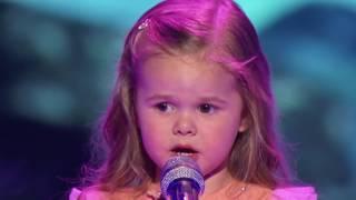 Adorable 3 years old Claire sings Little Mermaid on Little Big Shots