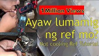 Refrigerator not Cooling Repair Tutorial Faulty Relay Tagalog