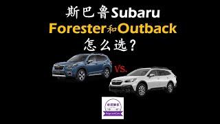 斯巴鲁森林人和傲虎怎么选？Subaru Forester vs. Subaru Outback? 两款斯巴鲁优缺点对比