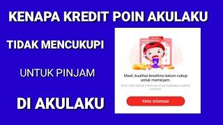 KENAPA KREDIT POIN AKULAKU TIDAK MENCUKUPI