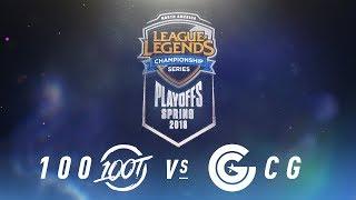 100 vs. CG   NA LCS Spring Playoffs  Semifinals Game 3  100 Thieves vs. Clutch Gaming