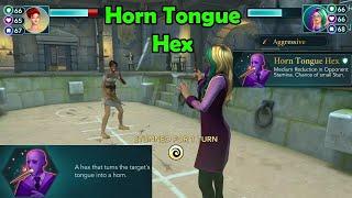 Horn Tongue Hex Harry Potter Hogwarts Mystery