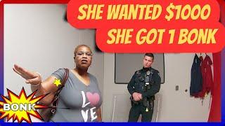 She Got Punched for Harassing Employees Security+Police Footage