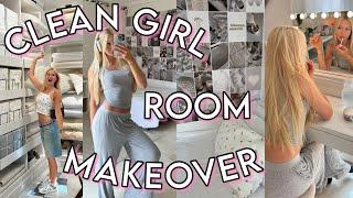 CLEAN GIRL ROOM MAKEOVER  MaVie Noelle