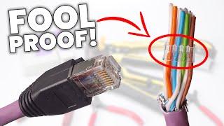 The BEST WAY to Wire Up Ethernet Plugs Cat7 + RJ45 Modular Load Bar connectors