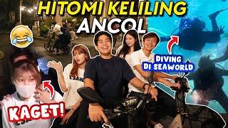 SEHARIAN KELILING ANCOL BARENG HITOMI RACHEL YUSUKE DIVING DI SEAWORLD SEPEDAAN DLL