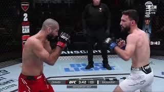 Full Fight Aiemann Zahabi vs. Javid Basharat Highlights HD - Vegas 87 - UFC Fight Night