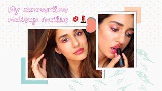 Summertime Pink Glowy Makeup Tutorial