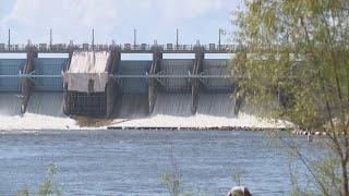 Trinity River Authority issues emergency alert due to issue on spillway at Lake Livingston Dam