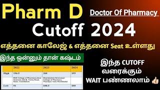 Pharm D Cutoff & Full Details About Admission & Counselling Fees Structure 2024