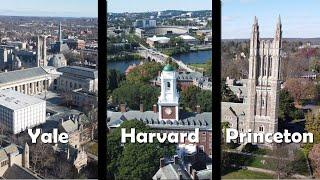 Top 3 Ivy League Campus Tours  Harvard Yale Princeton