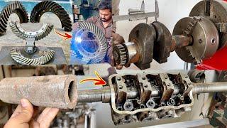 Essentially Process  See How Repaired Broken Some Parts of Heavy Trucks in Varied Situation….