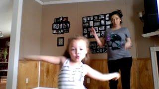 Pregnant Mom and 6-Year-Old Daughter Show Off Impressive Dance Moves