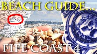 PIRATE GLASS Ruby Bay Selkies & incredible Pictorial Pottery BEACH GUIDE Fife Coastal Path #4