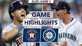 Seattle Mariners vs. Houston Astros Highlights  ALDS Game 3