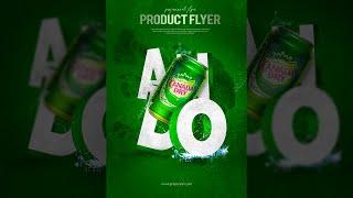 Sales Promotion Product Flyer Design  Adobe Photoshop Tutorial