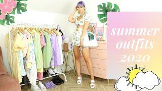 SUMMER OUTFITS 2020   Casual Dressy Pastel Fashion Lookbook