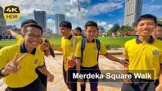 Kuala Lumpur Merdeka Square Walking Tour 4K HDR 60fps