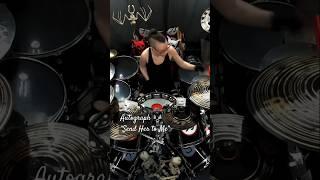 Full video on my channel#drumcover #vampdarling #autograph