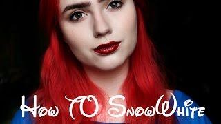 HOW TO Lily Collins as SnowWhite inspired makeup tutorial